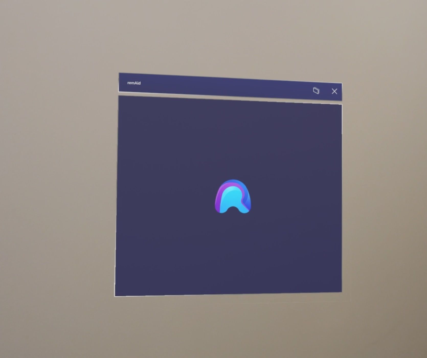 Windows Holographic App Panel